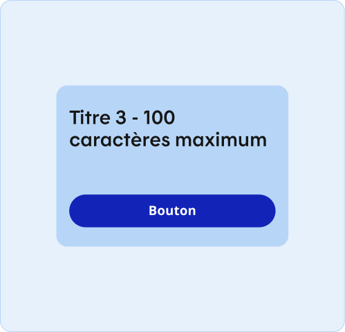 Image représentant un bouton primaire dans une bannière d'action