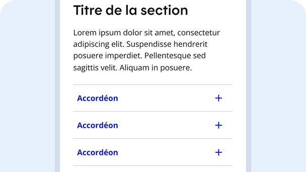 tuile accordéon