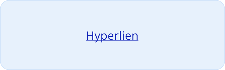 Image représentant visuellement l'hyperlien sur un fond blanc