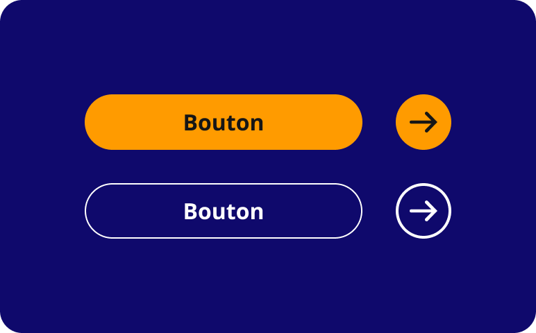 Bouton principal couleurs et styles