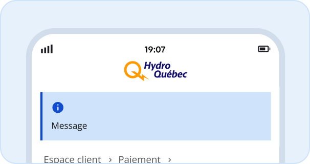 Image représentant un avis informationnel