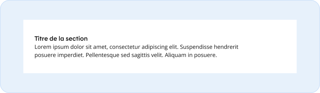 Image représentant la mise en page des espacements entre un titre 5 et un paragraphe