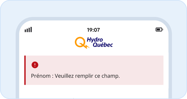 Image représentant un avis d'erreur