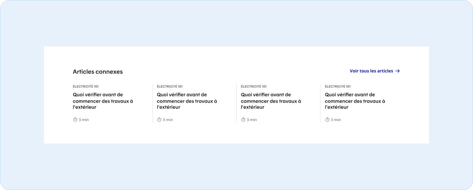Image représentant une tuile article groupée sans visuel