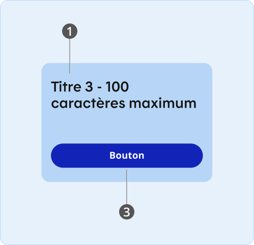 Image représentant une bannière d'action avec titre et appel à l'action