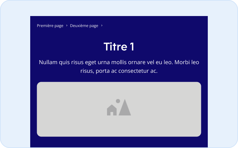 Image représentant le contenu textuel centré
