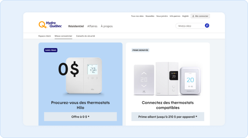 thermostats à 0$