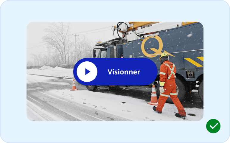 Image représentant l'utilisation adéquate d'un bouton standard d'une vidéo