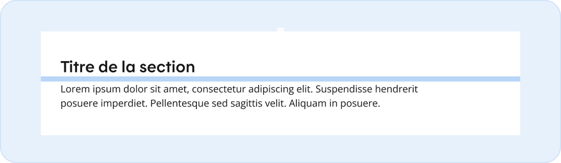 Image représentant la mise en page des espacements entre des titre 3 et titre 4 et un paragraphe