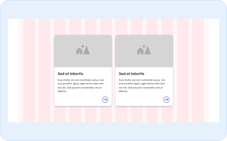 Image représentant une très grande grille avec deux tuiles informationnelles