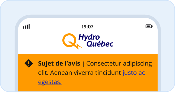Image représentant un avis général d'avertissement