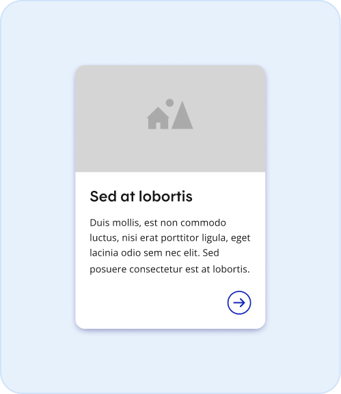 Image représentant les personnalisations des tuiles informationnelles en bloc avec image rectangle