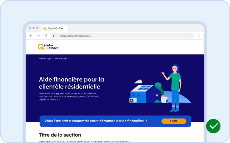 Image représentant l'utilisation conforme d'un appel à l'action