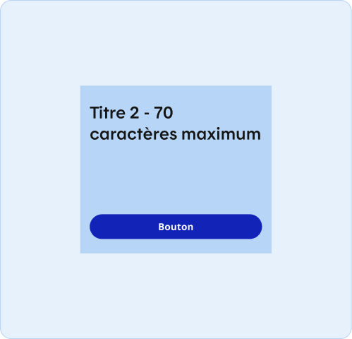 Image représentant le texte seul dans une bannière d'action