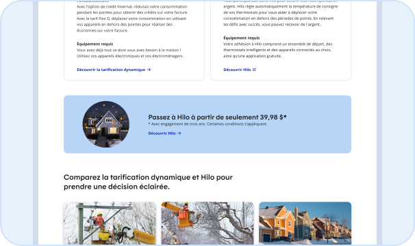 Image représentant le placement dans la page avec une bannière standard
